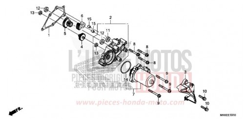 REDUCTION GEAR CRF1000D2K de 2019